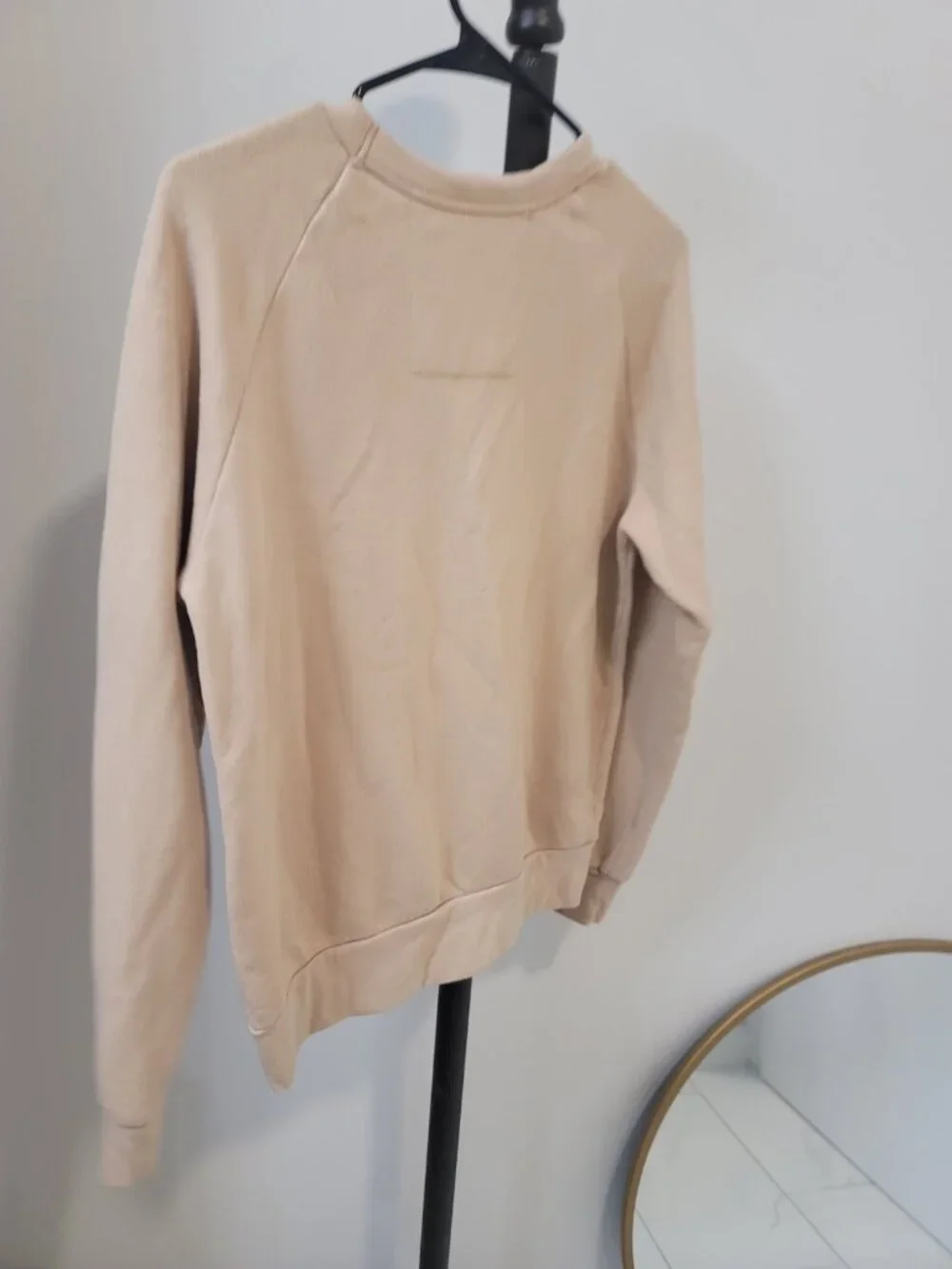 Aviator Nation Lightning Bolt Cream Crewneck Sweatshirt Sz XS Raglan Pullover - Picture 4 of 7
